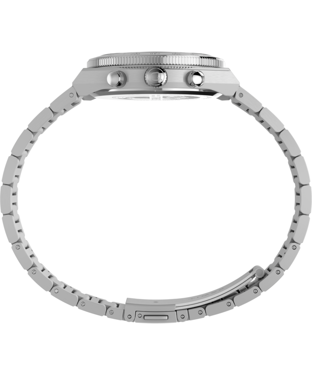 Timex Q Timex Continental Chronograph 36mm Stainless Steel Bracelet Watch