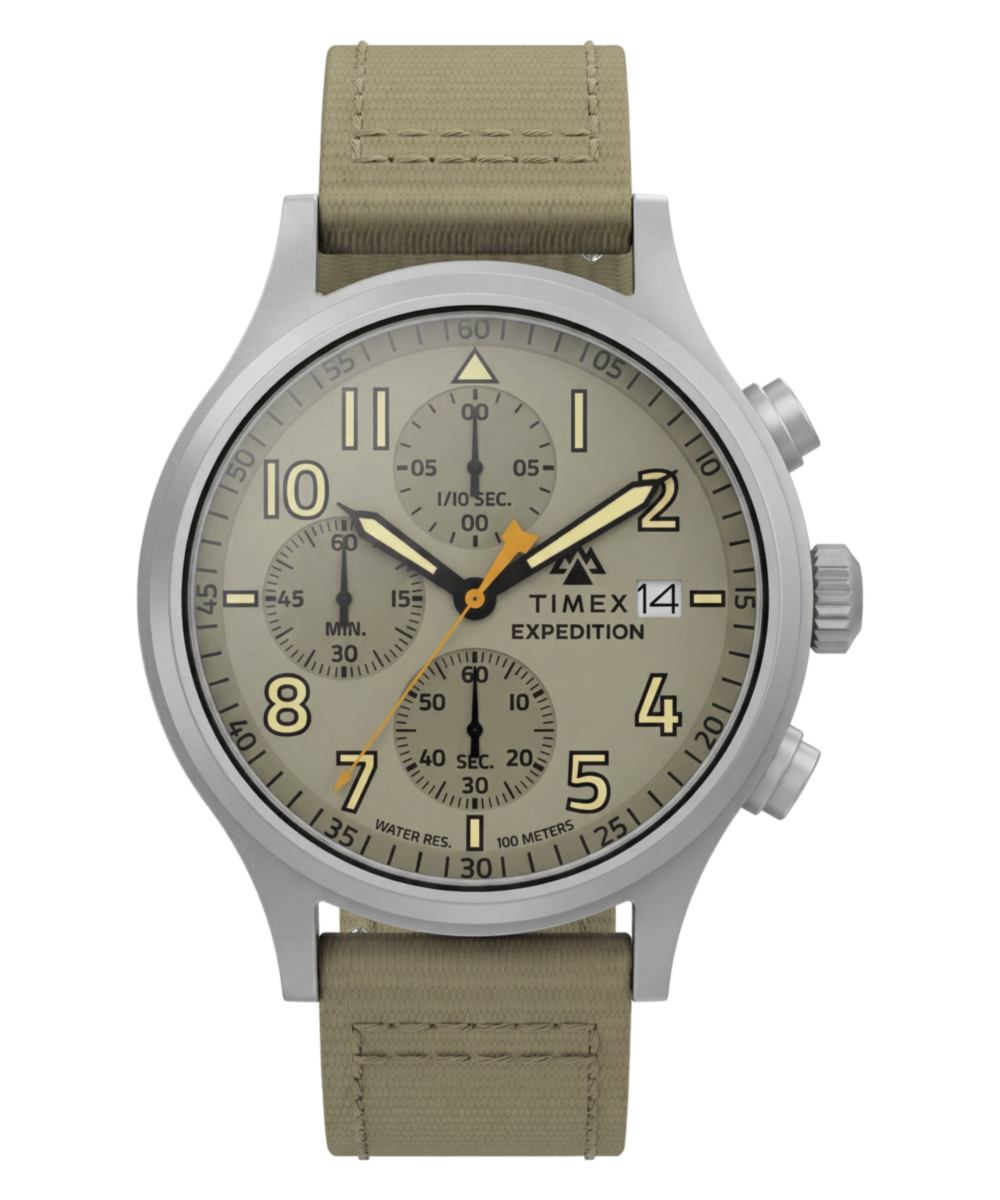 Timex Expedition Sierra Chronograph 43mm Fabric Strap Watch