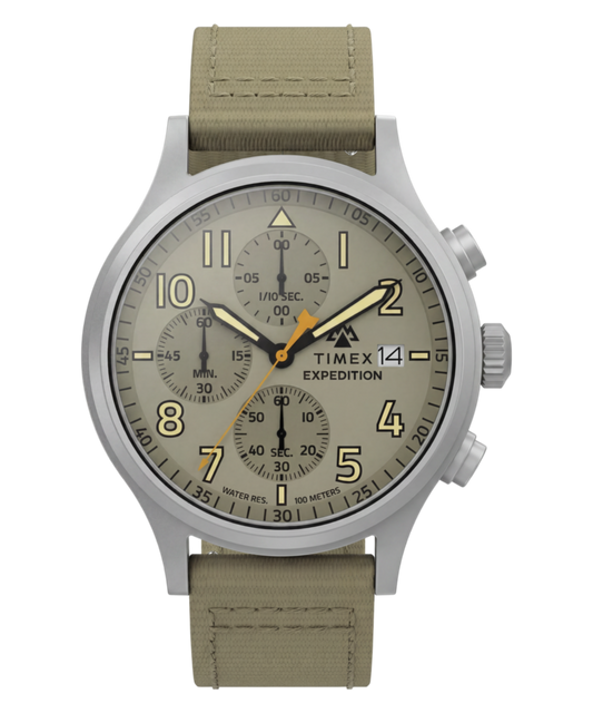 Timex Expedition Sierra Chronograph 43mm Fabric Strap Watch