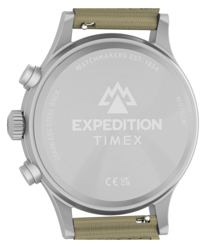 Timex Expedition Sierra Chronograph 43mm Fabric Strap Watch
