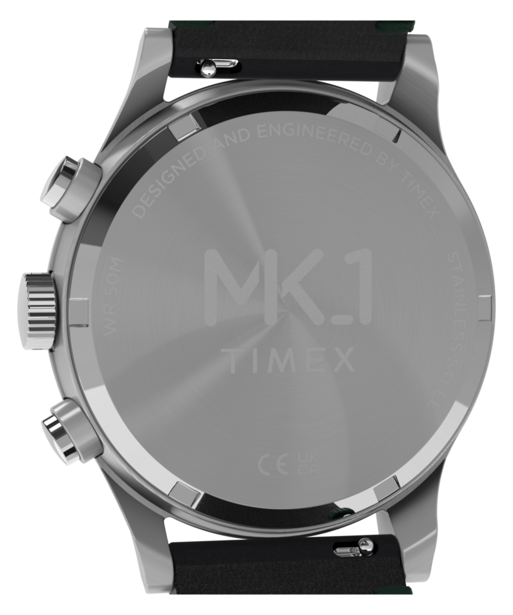 Timex MK1 Chronograph 40mm Leather Strap Watch