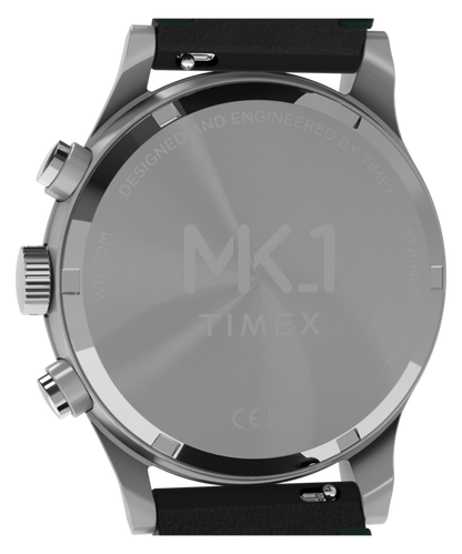 Timex MK1 Chronograph 40mm Leather Strap Watch