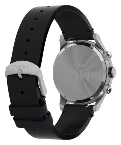 Timex MK1 Chronograph 40mm Leather Strap Watch