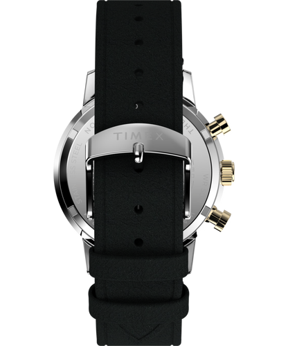 Timex Marlin Chronograph Tachymeter 40mm Leather Strap Watch