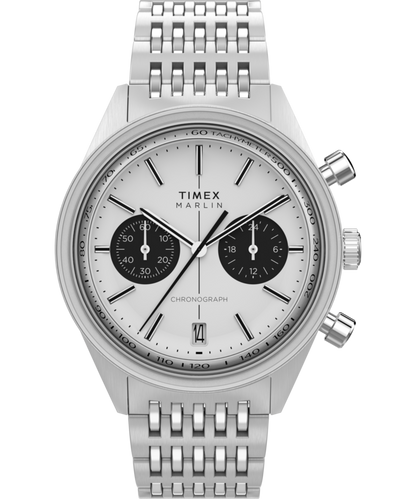 Timex Marlin Jet Quartz Chronograph 40mm Stainless Steel Bracelet Watch