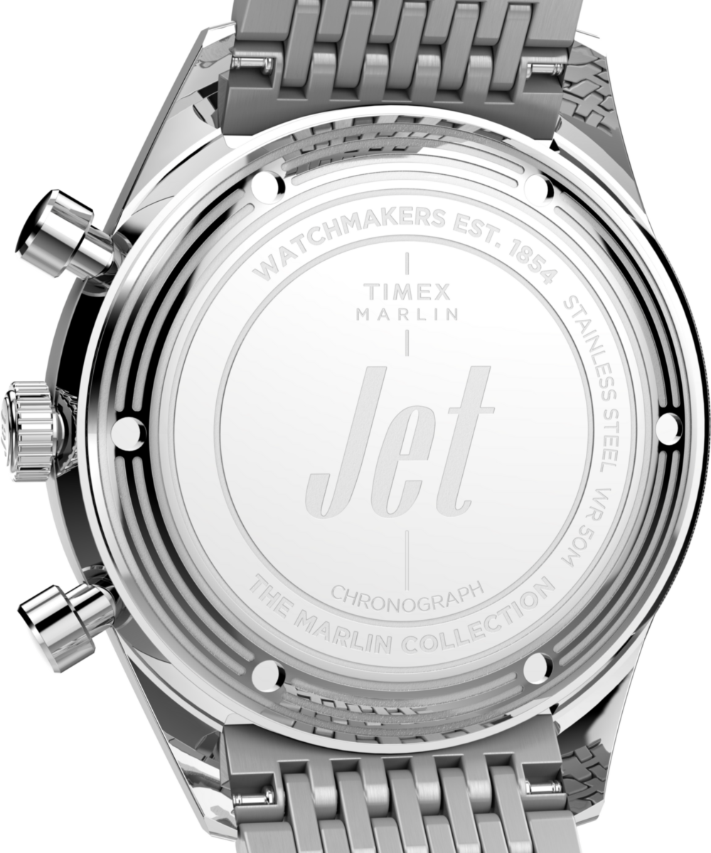 Timex Marlin Jet Quartz Chronograph 40mm Stainless Steel Bracelet Watch