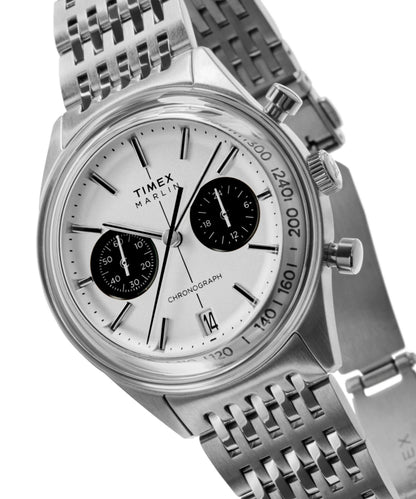 Timex Marlin Jet Quartz Chronograph 40mm Stainless Steel Bracelet Watch