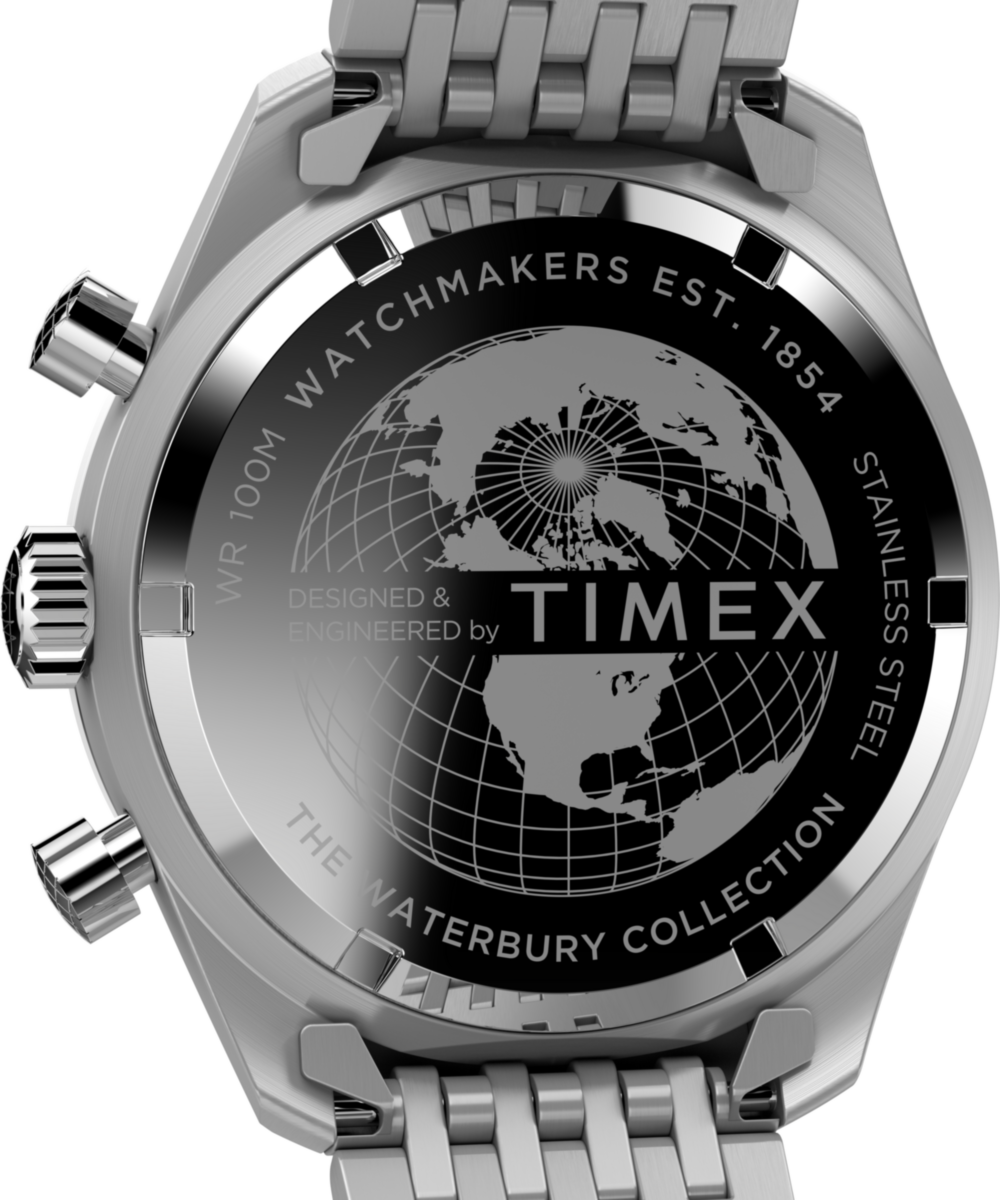 Timex Waterbury Chronograph 41mm Stainless Steel Bracelet Watch