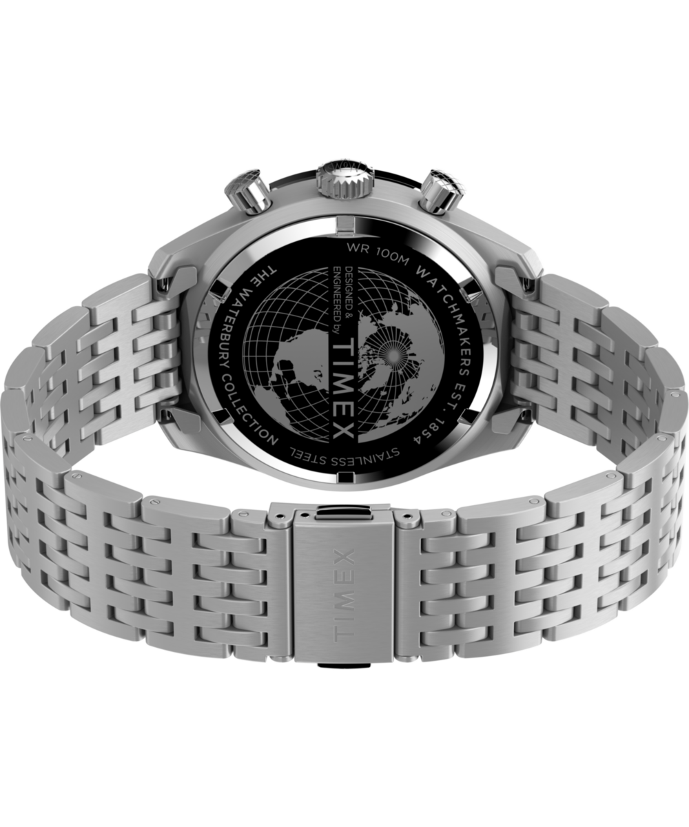 Timex Waterbury Chronograph 41mm Stainless Steel Bracelet Watch