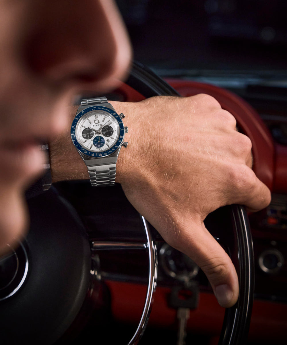 Timex Q Timex Chronograph 40mm Stainless Steel Bracelet Watch