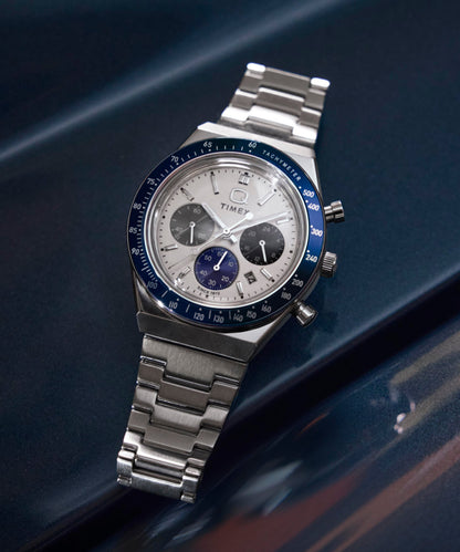 Timex Q Timex Chronograph 40mm Stainless Steel Bracelet Watch