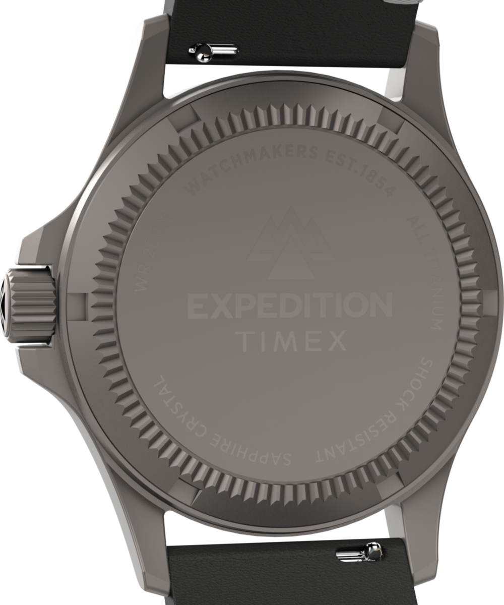 Timex Expedition Titanium 38mm Leather Strap Watch