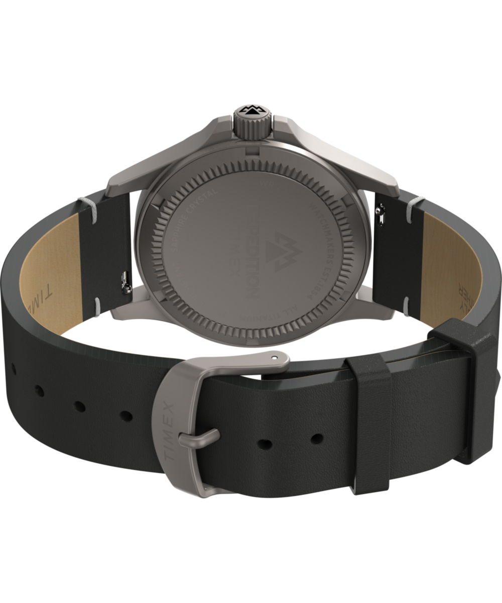 Timex Expedition Titanium 38mm Leather Strap Watch