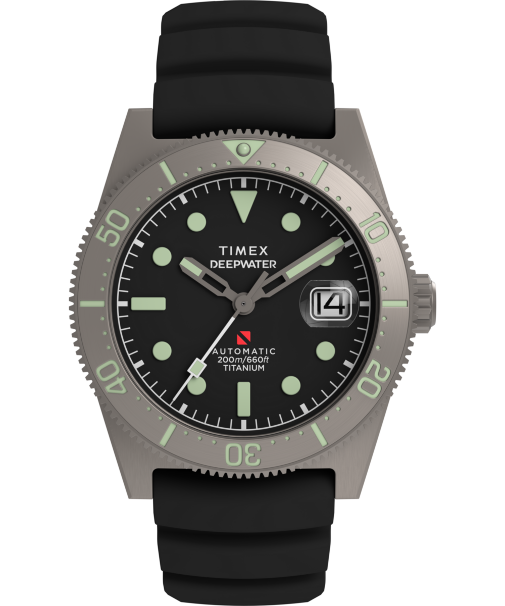 Timex Deepwater Reef 200 Titanium Automatic 41mm Synthetic Rubber Strap Watc