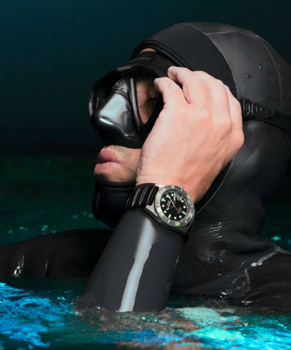Timex Deepwater Reef 200 Titanium Automatic 41mm Synthetic Rubber Strap Watc