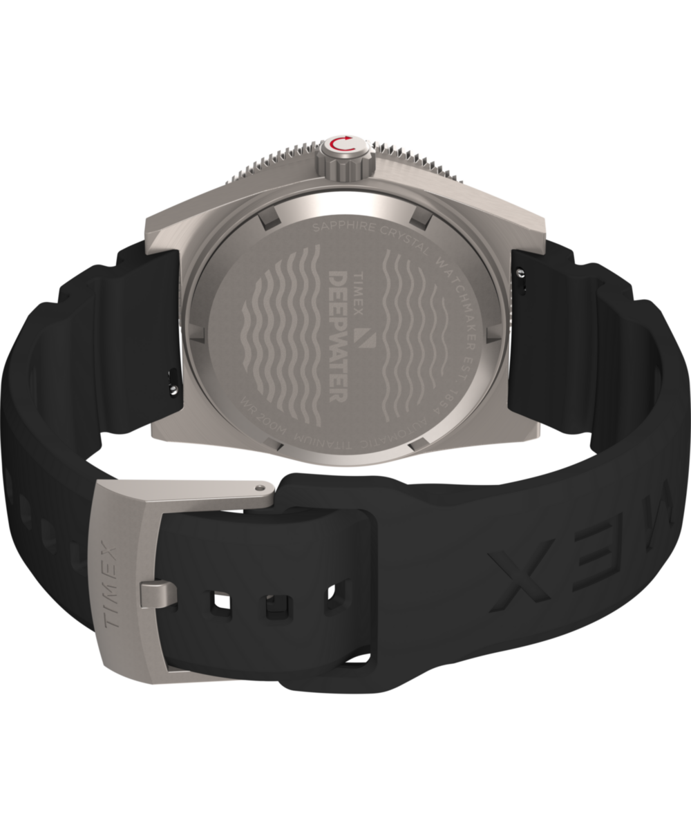 Timex Deepwater Reef 200 Titanium Automatic 41mm Synthetic Rubber Strap Watc