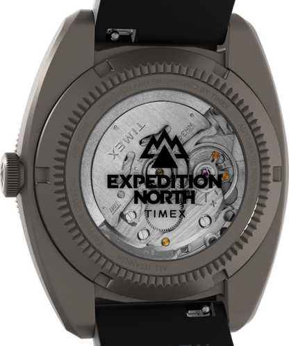 Timex Expedition Pioneer Titanium Automatic GMT 41mm Silicone Strap Watch