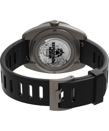 Timex Expedition Pioneer Titanium Automatic GMT 41mm Silicone Strap Watch