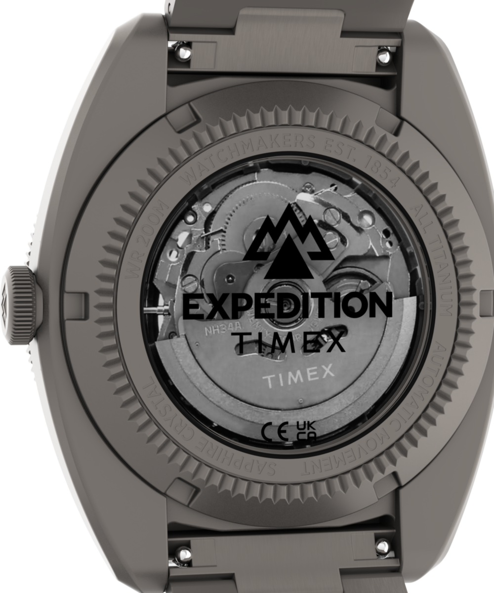 Timex Expedition Pioneer Titanium Automatic GMT 41mm Titanium Bracelet Watc