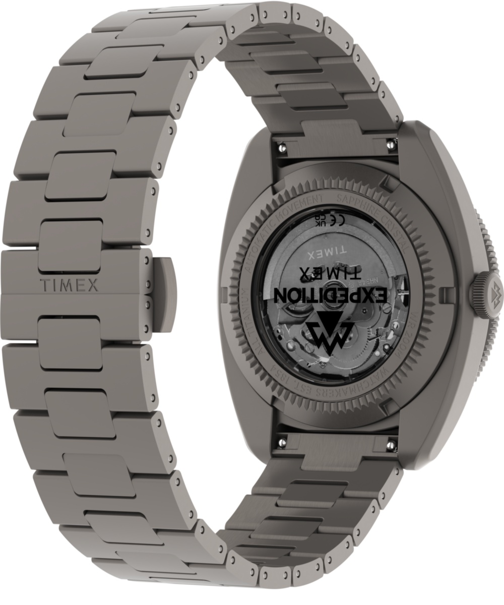 Timex Expedition Pioneer Titanium Automatic GMT 41mm Titanium Bracelet Watc