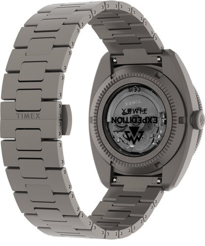 Timex Expedition Pioneer Titanium Automatic GMT 41mm Titanium Bracelet Watc