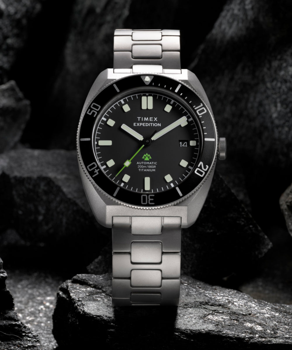 Timex Expedition Pioneer Titanium Automatic 41mm Bracelet Watch