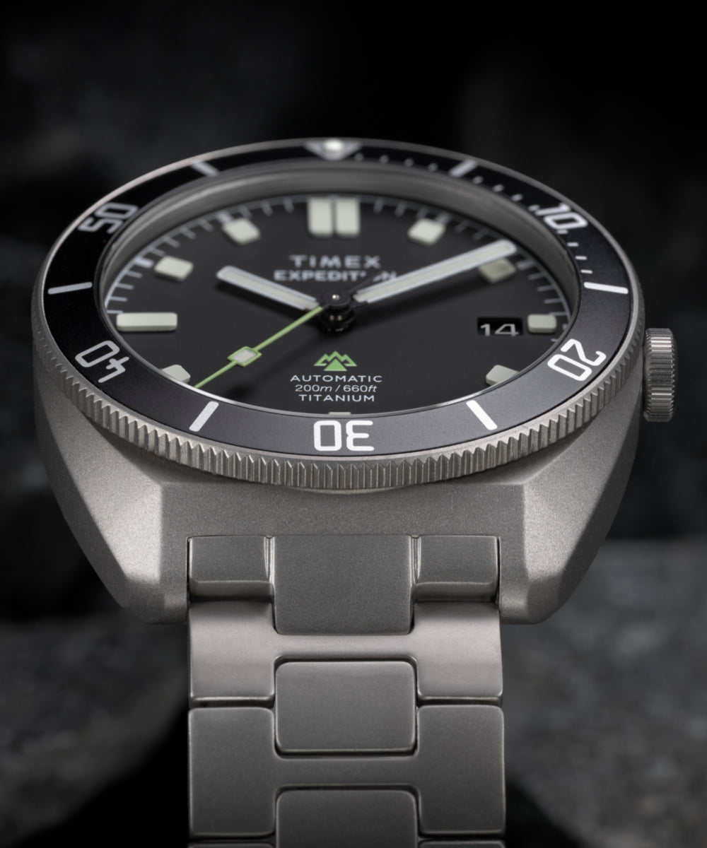 Timex Expedition Pioneer Titanium Automatic 41mm Bracelet Watch
