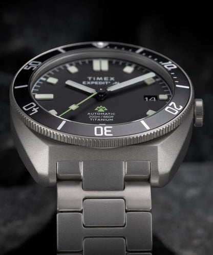 Timex Expedition Pioneer Titanium Automatic 41mm Bracelet Watch