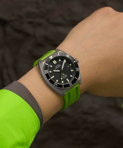 Timex Expedition Pioneer Titanium Automatic 41mm HNBR Synthetic Rubber Stra