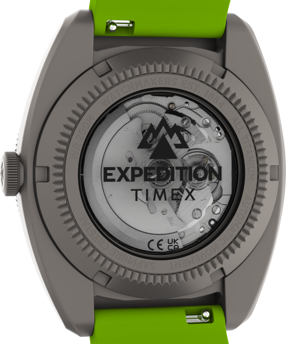 Timex Expedition Pioneer Titanium Automatic 41mm HNBR Synthetic Rubber Stra