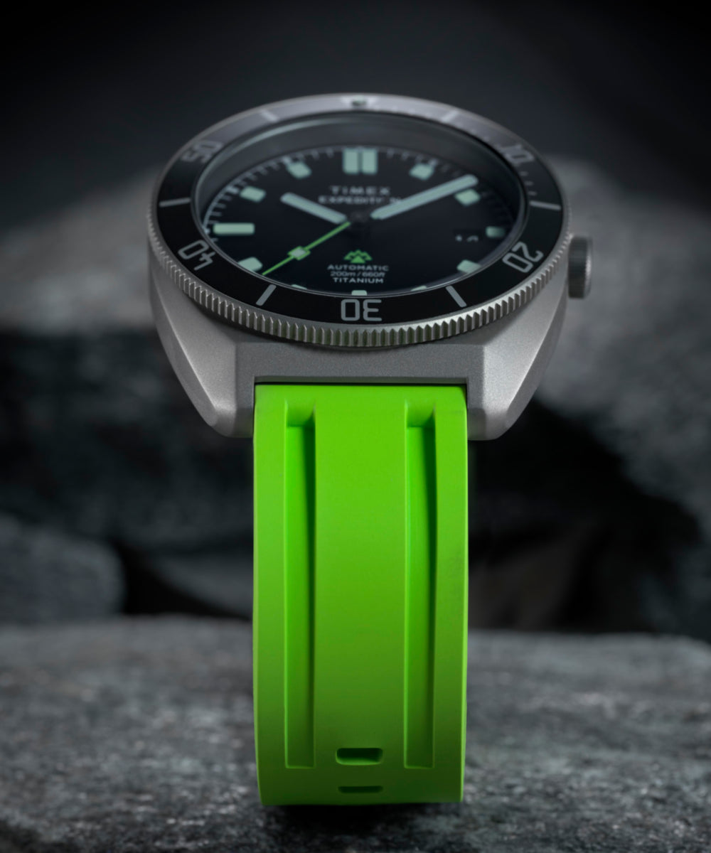 Timex Expedition Pioneer Titanium Automatic 41mm HNBR Synthetic Rubber Stra