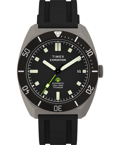 Timex Expedition Pioneer Titanium Automatic 41mm HNBR Synthetic Rubber Stra