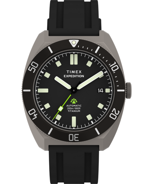 Timex Expedition Pioneer Titanium Automatic 41mm HNBR Synthetic Rubber Stra