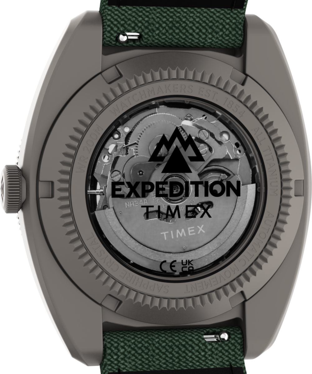 Timex Expedition Pioneer Titanium Automatic GMT 41mm Fabric Strap Watch