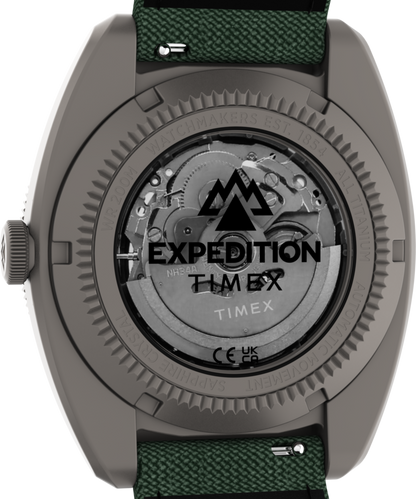 Timex Expedition Pioneer Titanium Automatic GMT 41mm Fabric Strap Watch