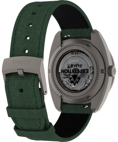 Timex Expedition Pioneer Titanium Automatic GMT 41mm Fabric Strap Watch