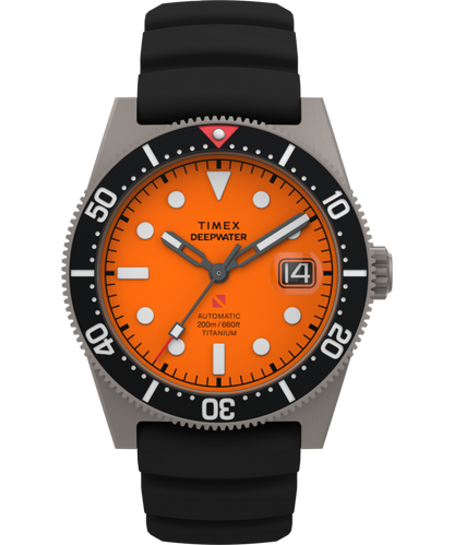Timex Deepwater Reef 200 Titanium Automatic 41mm Synthetic Rubber Strap Watc