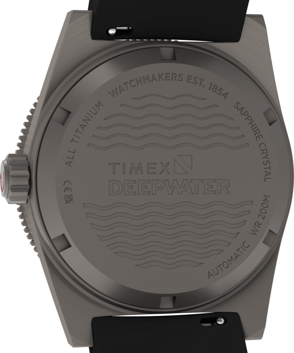 Timex Deepwater Reef 200 Titanium Automatic 41mm Synthetic Rubber Strap Watc
