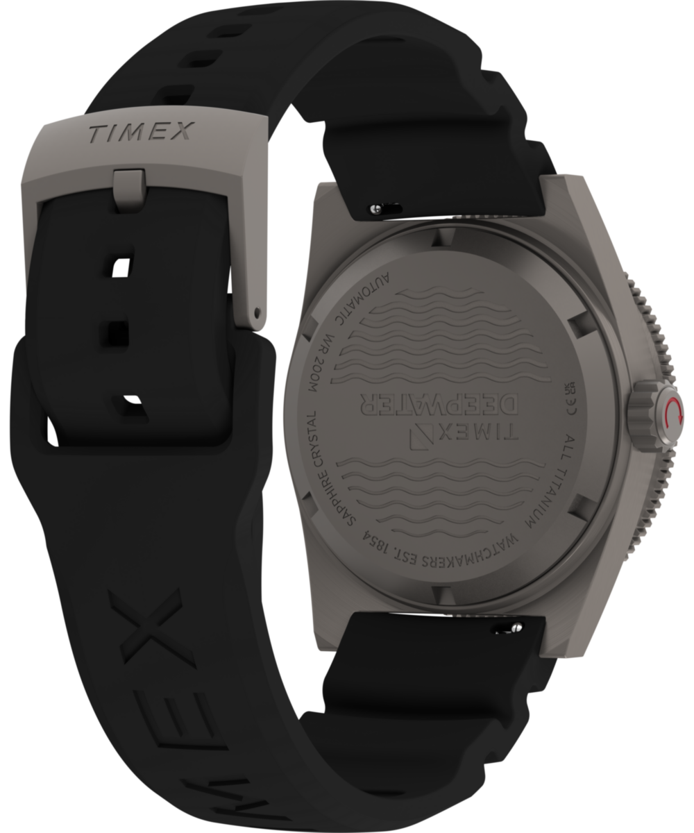 Timex Deepwater Reef 200 Titanium Automatic 41mm Synthetic Rubber Strap Watc