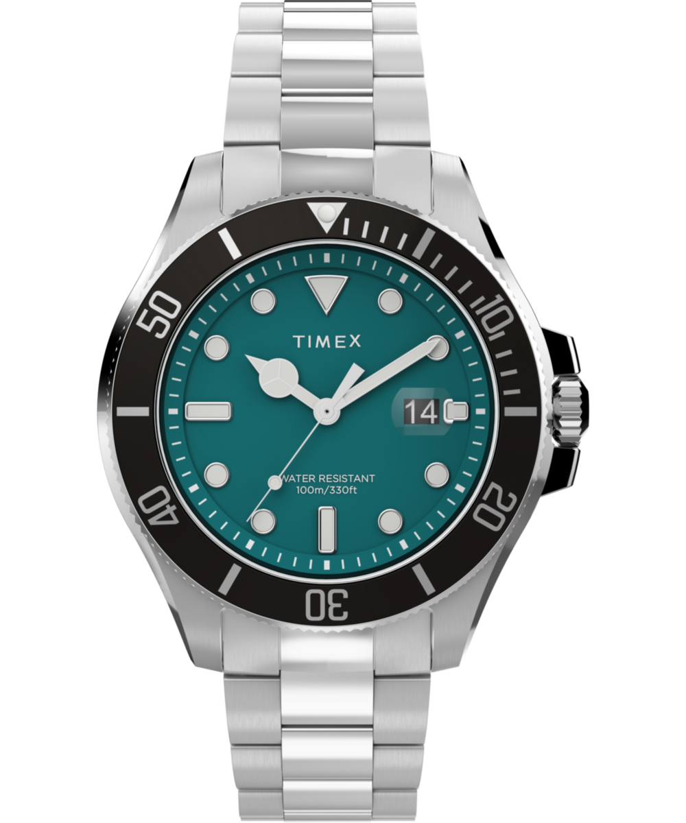 Timex Harborside Coast 43mm Stainless Steel Bracelet Watch