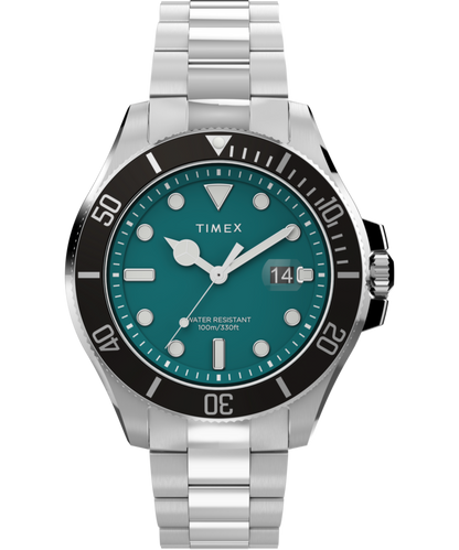 Timex Harborside Coast 43mm Stainless Steel Bracelet Watch