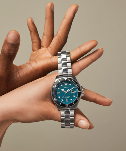 Timex Harborside Coast 43mm Stainless Steel Bracelet Watch