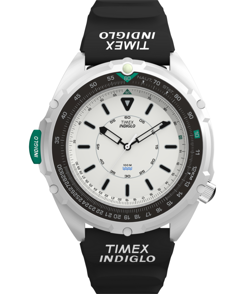 Timex Timex 1995 Intrepid Reissue 46mm Synthetic Rubber Strap Watch