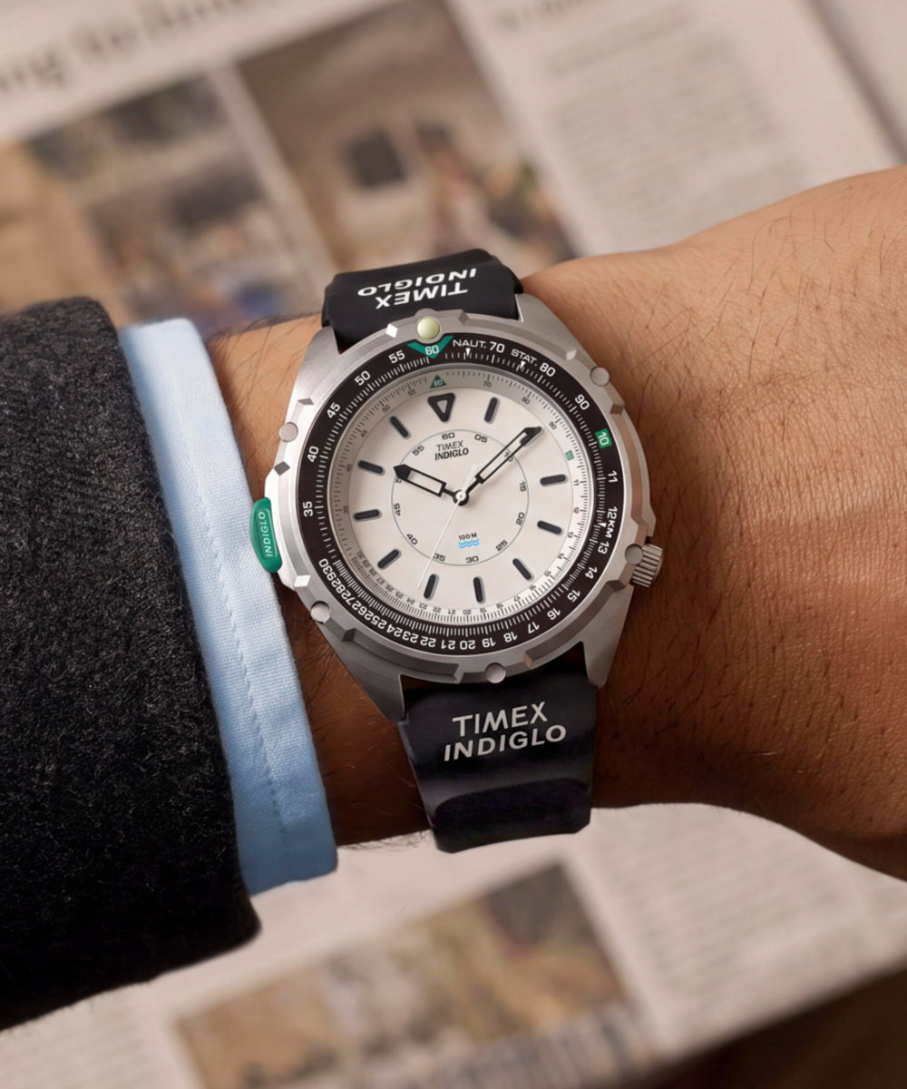 Timex Timex 1995 Intrepid Reissue 46mm Synthetic Rubber Strap Watch
