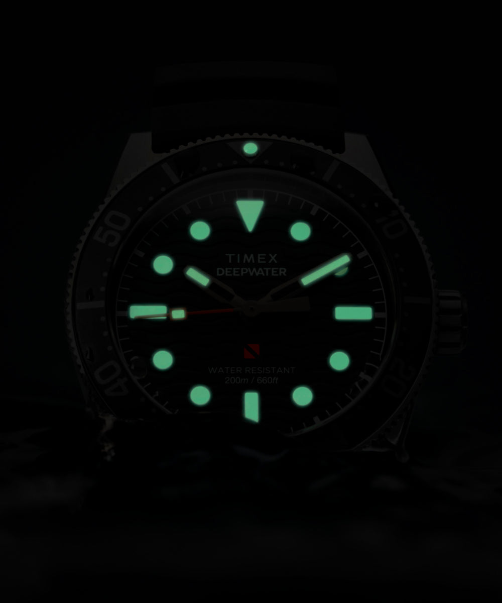 Timex Deepwater Reef 200 41mm Synthetic Rubber Strap Watch