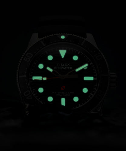 Timex Deepwater Reef 200 41mm Synthetic Rubber Strap Watch