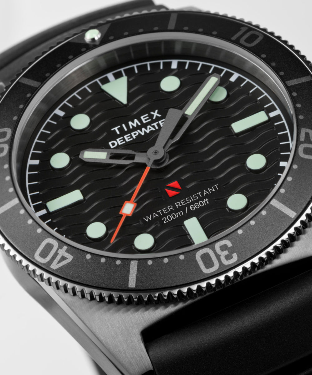 Timex Deepwater Reef 200 41mm Synthetic Rubber Strap Watch