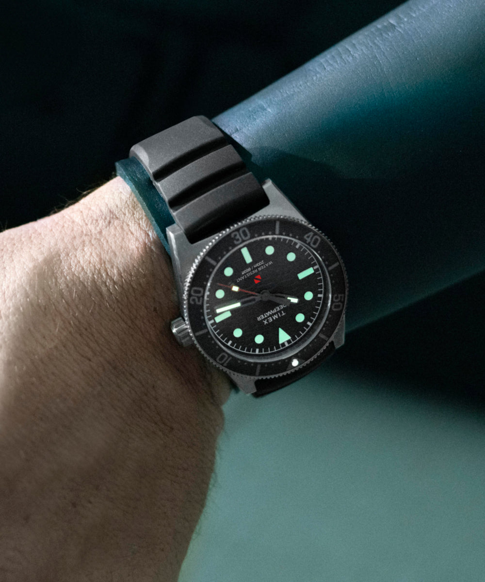 Timex Deepwater Reef 200 41mm Synthetic Rubber Strap Watch