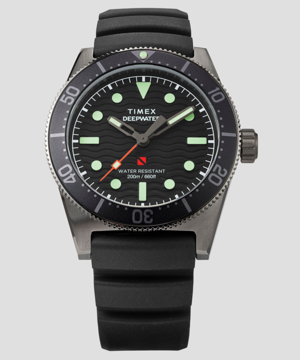 Timex Deepwater Reef 200 41mm Synthetic Rubber Strap Watch