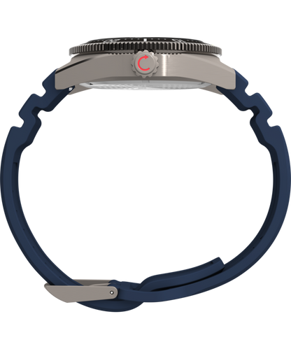 Timex Deepwater Reef 200 GMT 41mm Synthetic Rubber Strap Watch